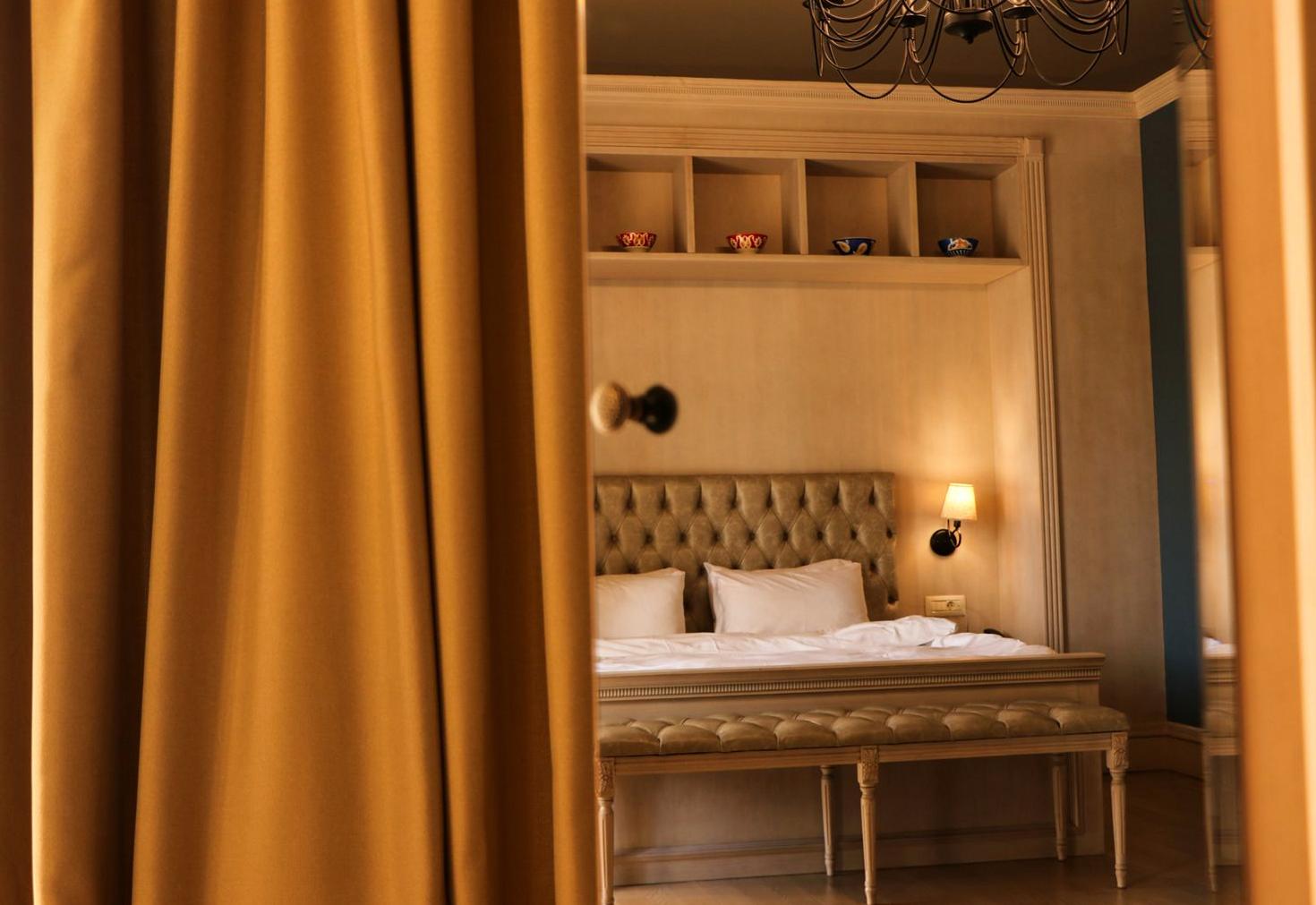 Luxurious Happylivo hotel room interior
