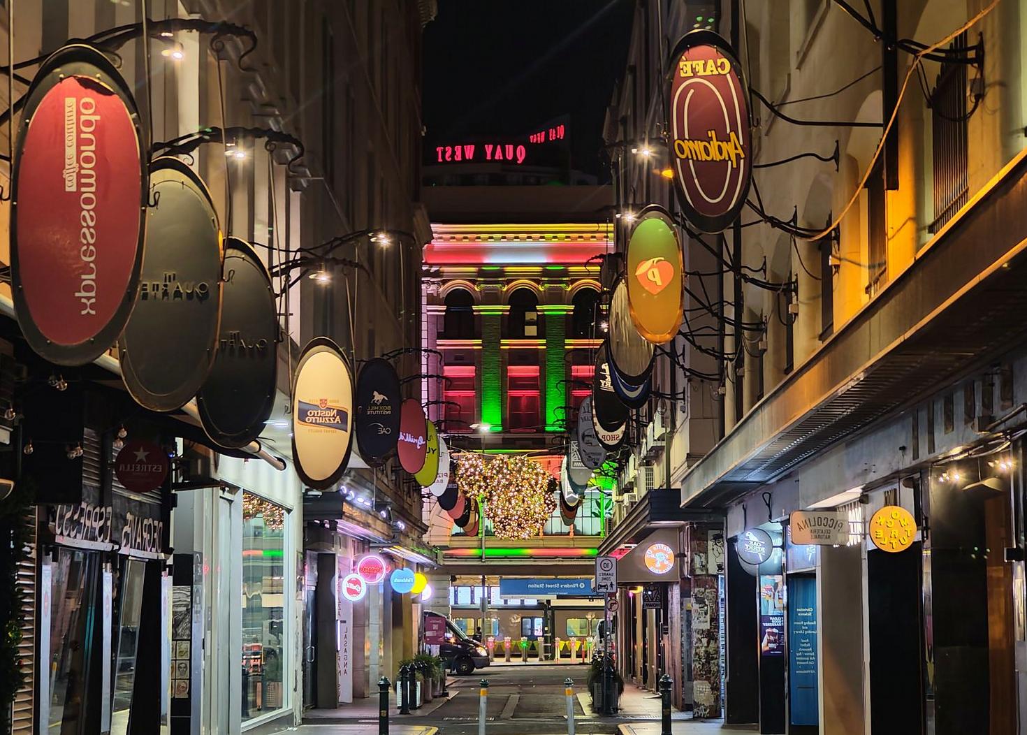 Auckland CBD street lights